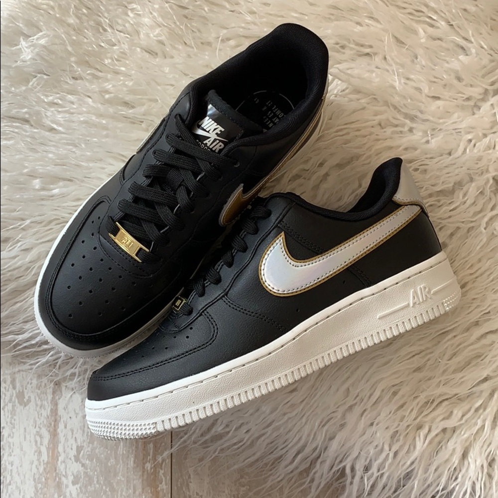NWT Nike Air Force 1 black - Picture 6 of 8